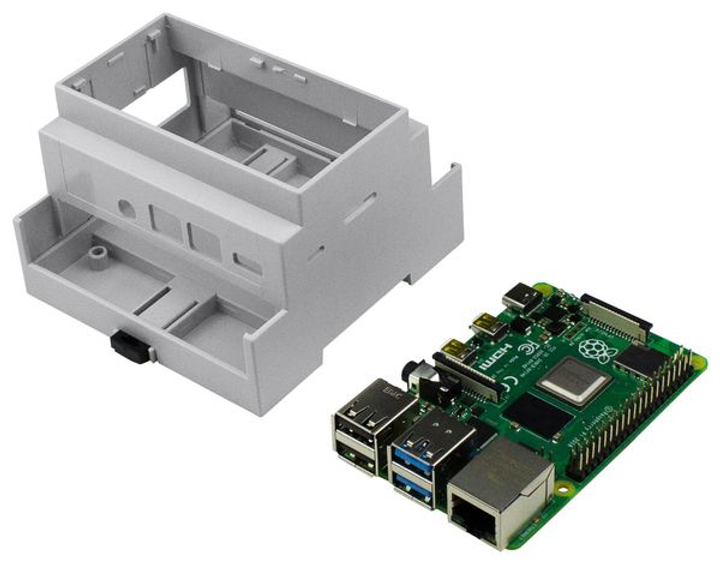 Корпус для микрокомпьютера Raspberry Pi 3 MODEL B Black/Grey '909-8138