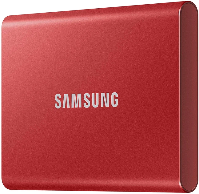 Dysk SSD Samsung Portable T7 500GB USB 3.2 Type-C (MU-PC500R/WW) External Red - obraz 3