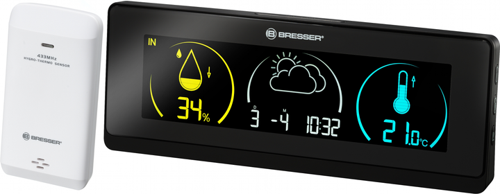 Метеостанция Bresser Colour Temeo Life Black - изображение 1
