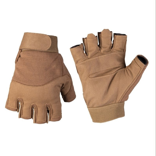 Тактичні рукавиці Mil-Tec Army Fingerless - Coyote (Size XXL) - зображення 1