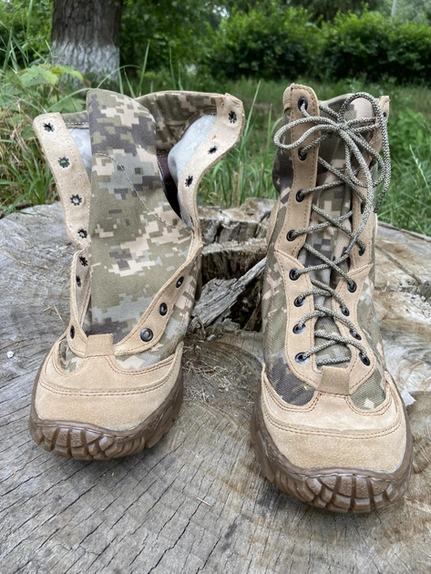 Кєди літні тактичні полегшені, взуття для військових KROK KТ1 37 розмір, хакі, 02.37 - зображення 2