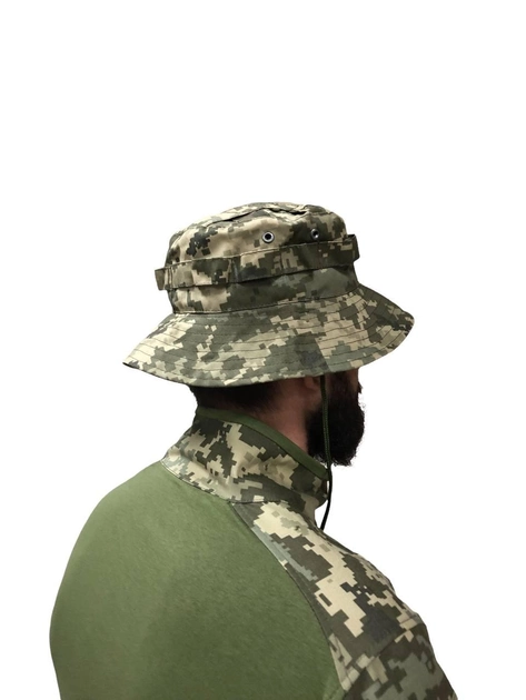 Тактическая военная панама ЗСУ пиксель Рип Стоп - изображение 2
