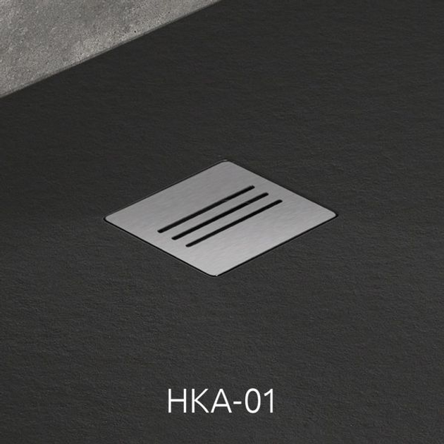 Душовий піддон RADAWAY Kyntos F 140x80 колір чорний HKF14080-54 - зображення 5