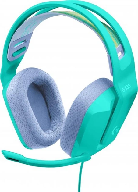 Наушники Logitech G335 Mint (981-001024) - Фото 1 Наушники Logitech G335 Mint (981-001024) - изображение 1