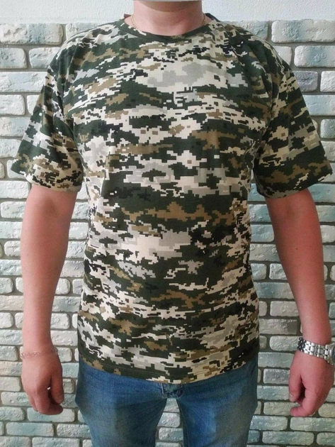 Літня військова тактична футболка 54 Піксель - зображення 1