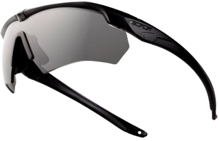 Очки защитные баллистические ESS Crossbow One Black With Smoke Gray Lense (2000980566372) - изображение 2