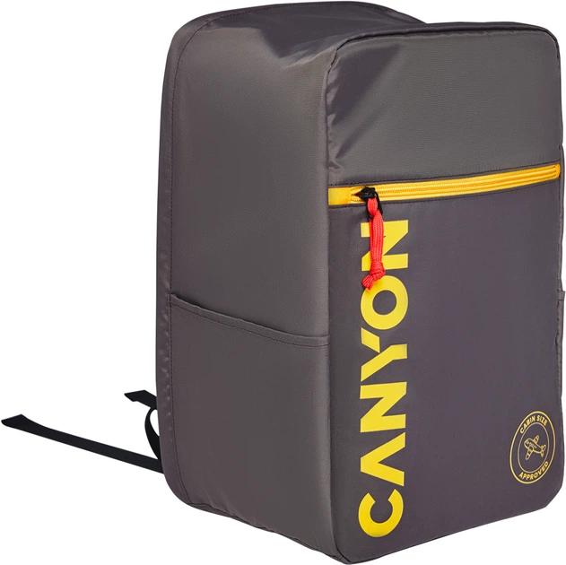 Plecak na laptopa Canyon CSZ-2 do podróżowania Szaro-Brązowy (CNS-CSZ02GY01) - obraz 3