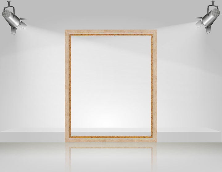 Рамка для зеркала или картины из потолочного плинтуса | Зеркало, Рама, Рама для зеркала