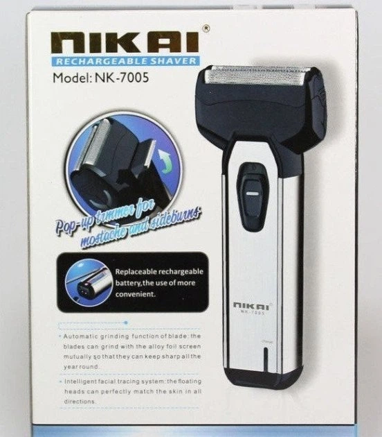 Электробритва триммер для стрижки волос и бороды NIKA NK-7005 Pro + Щеточка для чистки - Фото 4 Электробритва триммер для стрижки волос и бороды NIKA NK-7005 Pro + Щеточка для чистки - изображение 4