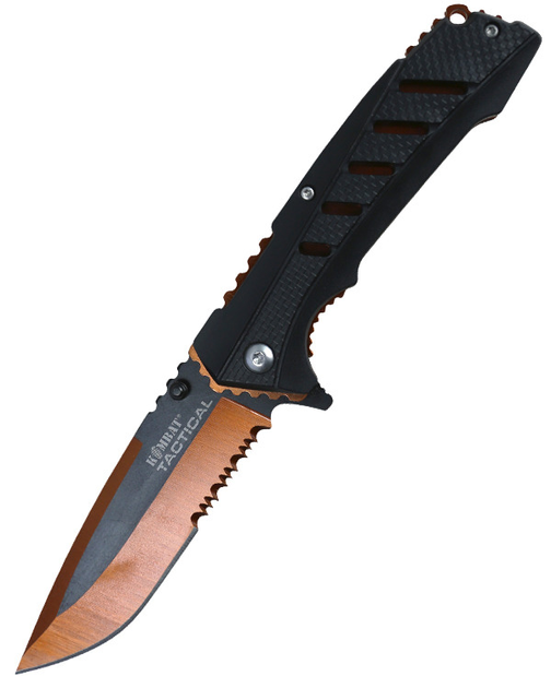 Ніж KOMBAT UK Survival Lock Knife LB3340-500R Uni (kb-lb3340) - изображение 1