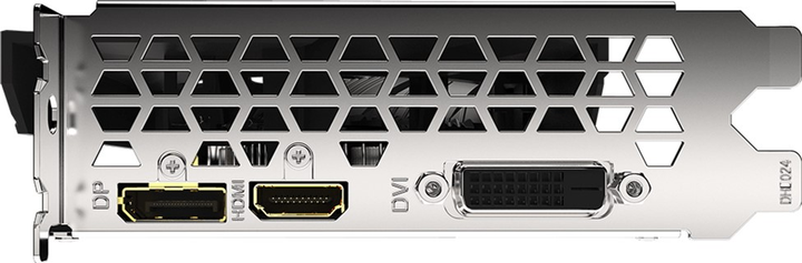 Видеокарта Gigabyte PCI-Ex GeForce GTX 1650 D6 OC 4GB GDDR6 (128bit) (1590/12000) (DVI-D, HDMI, DisplayPort) (GV-N1656OC-4GD) - изображение 3