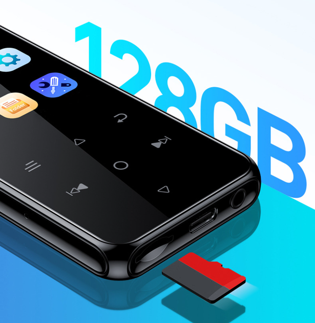 MP3 плеєр Mrobo A15 Bluetooth 2.4" Hi-Fi 4Gb із зовнішнім динаміком - зображення 10
