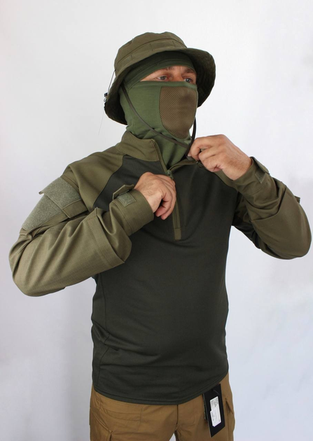 Військова тактична сорочка убакс Розмір XXL-54 Без Бренда Олива - изображение 2
