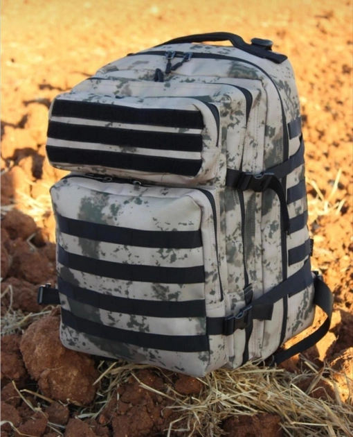 Рюкзак тактический 50 литров MyPolo камуфляж Турция - изображение 1