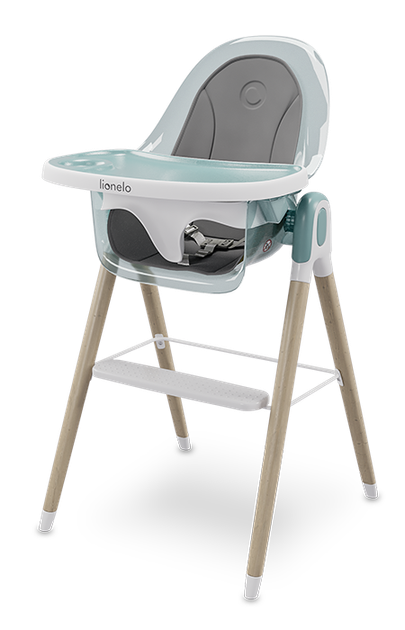 Стульчик для кормления 2 в 1 Lionelo MAYA GREEN TURQUOISE - изображение 5