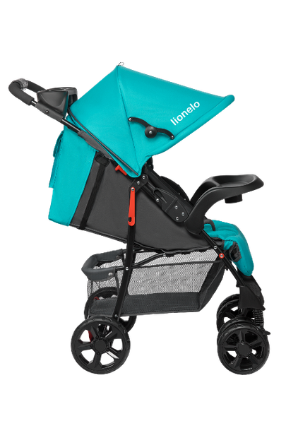 Прогулянкова коляска Lionelo EMMA PLUS VIVID TURQUOISE - зображення 5