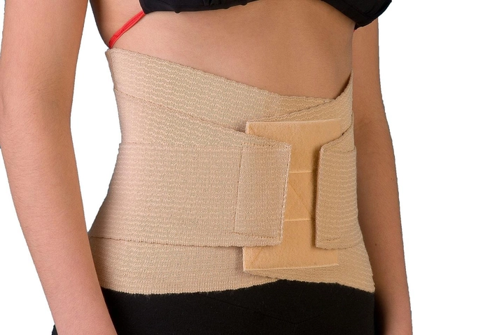 Корсет пояс для спини і талії утягуючий ортопедичний еластичний поперековий з ребрами жорсткості ВІТАЛІ розмір №2 (2907) - зображення 2