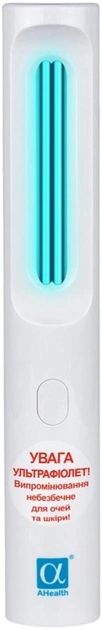 Бактерицидна лампа ультрафіолетова AHealth AH UV1 white - зображення 1