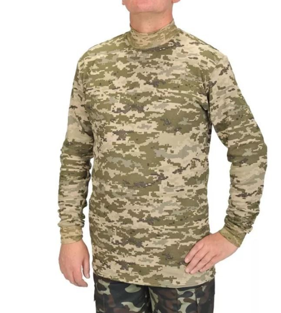 Тактична футболка з довгим рукавом (гольф) CT Український Піксель (100% хб) (CT17-50) - зображення 1