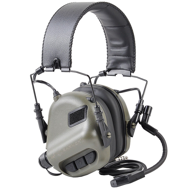 Активні навушники Earmor М32 FG (Оливковий) - зображення 1