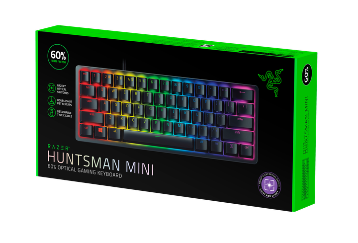 Klawiatura przewodowa Razer Huntsman mini Purple Switch ENG (RZ03-03390100-R3M1) - obraz 5