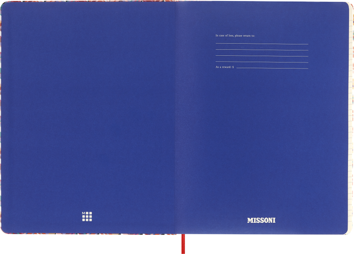 Записная книга Moleskine Missoni 19 х 25 см 240 страниц в линию Зигзаг (8051575589737) - изображение 2