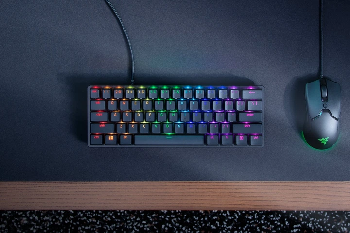 Klawiatura przewodowa Razer Huntsman mini Purple Switch ENG (8886419345732) - obraz 6