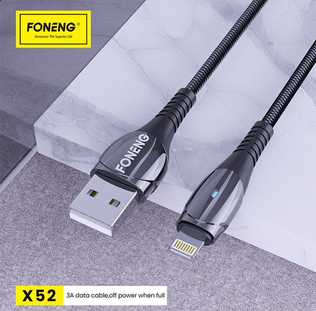 Зарядный кабель Zinc Intellectual FONENG Micro-USB - изображение 2