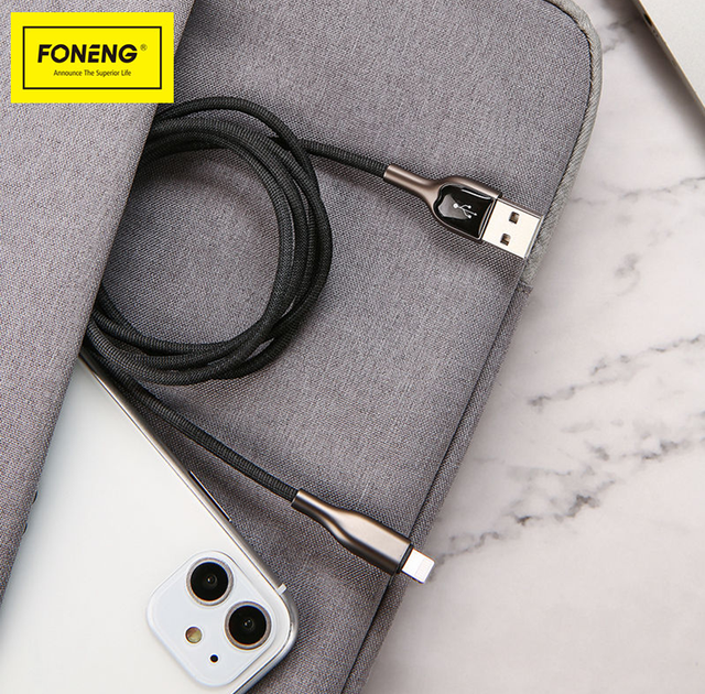 Зарядный кабель Zinc lightelogo FONENG Micro-USB - изображение 2