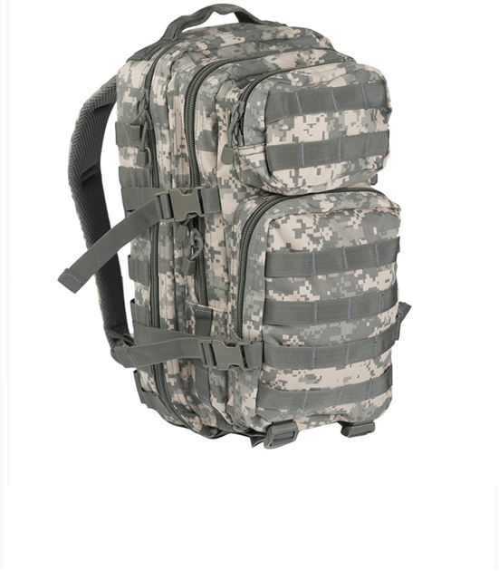 Рюкзак тактический штурмовой Mil-tec 20 литров военный AT-DIGITAL - изображение 1