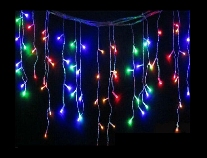 Гирлянда светодиодная LTL Sople занавес 500 led длина 16 метров разноцветная RGB + переходник - Фото 1 Гирлянда светодиодная LTL Sople занавес 500 led длина 16 метров разноцветная RGB + переходник - изображение 1