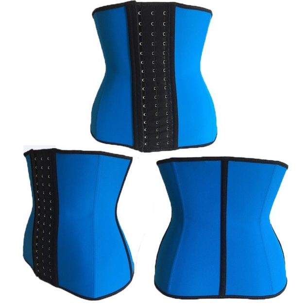 Корсет для похудения и тренировок Waisy неопрен 4 косточек XS синий - изображение 2