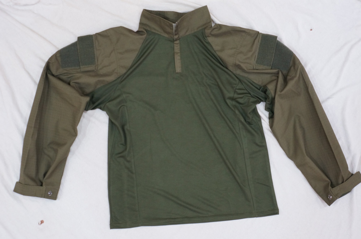 Рубашка тактическая боевая Убокс (кулир) Хаки-Хаки роз. XL - изображение 1