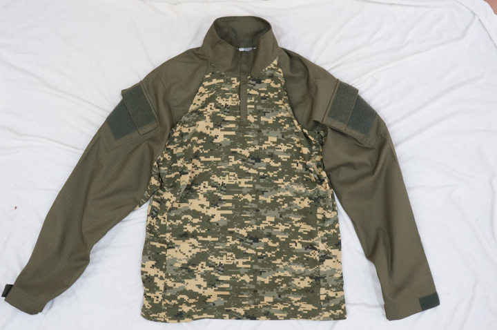 Рубашка тактическая боевая Убокс (кулир) Пиксель-хаки зеленый раз. XXXL - изображение 1