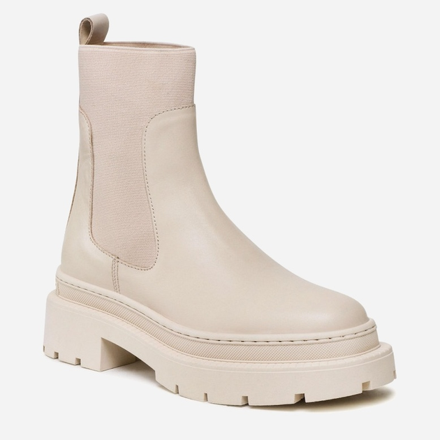 Женские челси высокие Gino Rossi 222FW104 38 24.8 см Бежевые ...