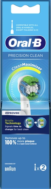 Насадки до зубної щітки Oral-B Precision Clean, 2 шт (4210201360421) Poland - зображення 5