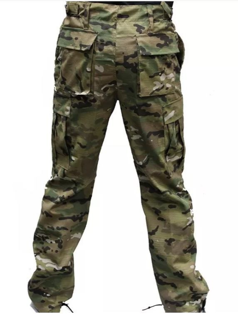 Тактичні військові штани Зигзаг Multicam (тканина полікоттон, Туреччина) (SEAM-MKRS-TR-PC-72) - зображення 2