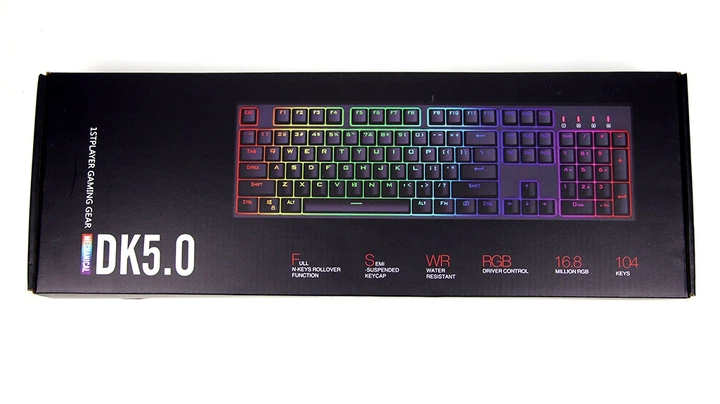 Клавіатура 1stPlayer DK5.0 RGB Outemu Red Black (DK5.0-RD) - Фото 9 Клавіатура 1stPlayer DK5.0 RGB Outemu Red Black (DK5.0-RD) - зображення 9