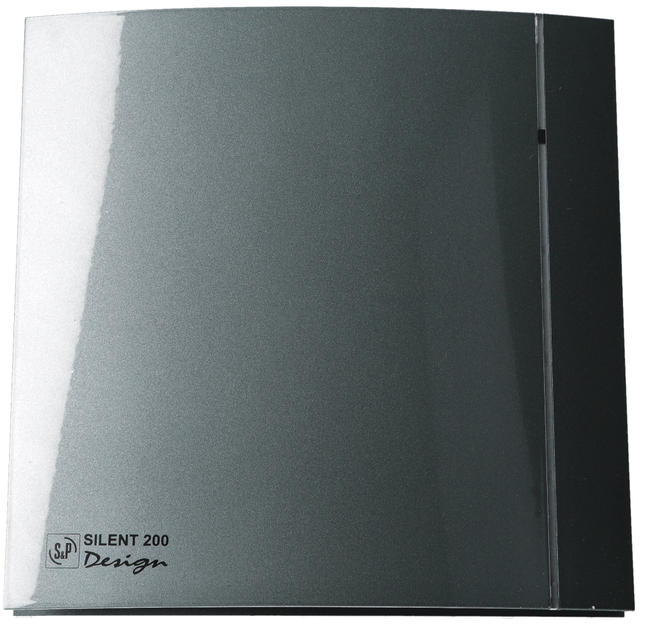 Вытяжной вентилятор Soler&Palau SILENT-100 CHZ GREY DESIGN-4C с датчиком влажности - изображение 4