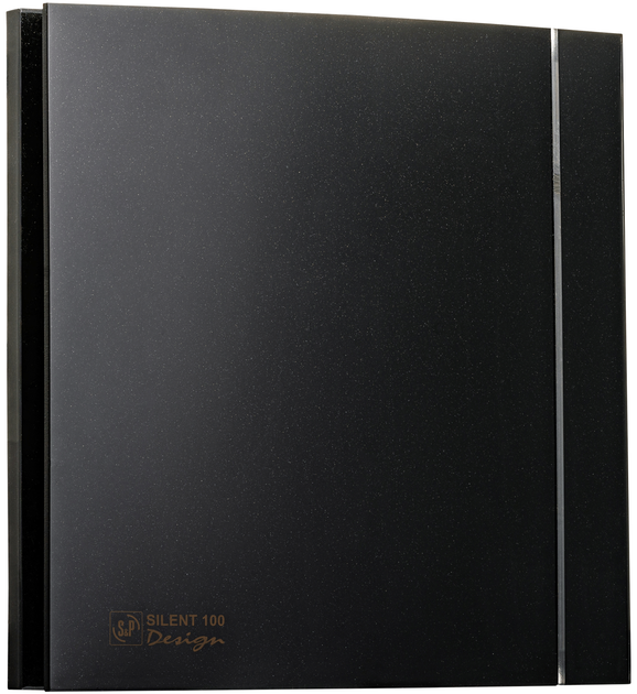 Вытяжной вентилятор Soler&Palau SILENT-100 CRZ BLACK DESIGN-4C с таймером - изображение 4