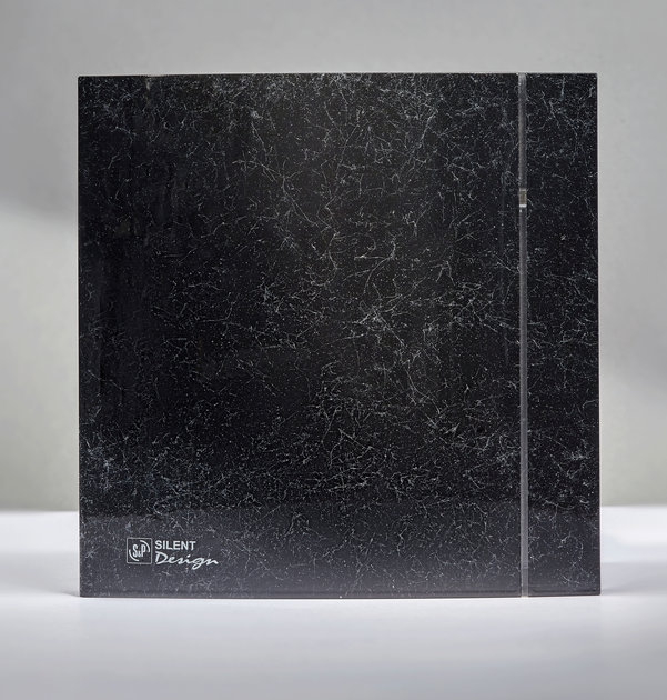 Вытяжной вентилятор Soler&Palau SILENT-100 CRZ MARBLE BLACK DESIGN-4C с таймером - изображение 4