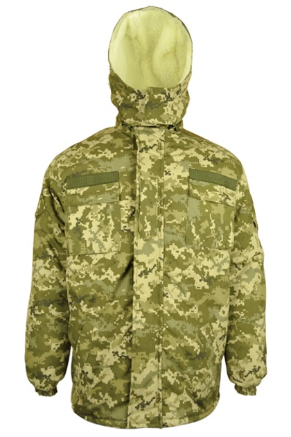 Куртка-бушлат Саржа на хутрі DiSi Company Збройних сил України ЗСУ 52 (А9866) Digital MO - зображення 1