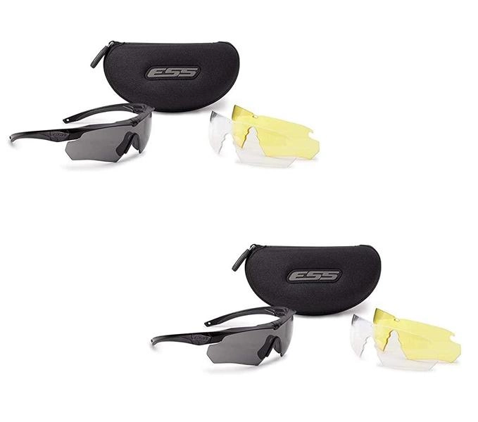 Комплект 2 шт Тактические баллистические очки ESS Crossbow 3LS Kit 3 линзы - зображення 1