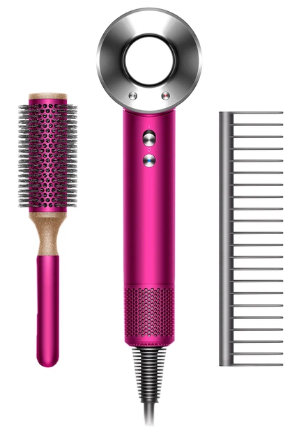 Фен Dyson Supersonic (HD01 Brush Kit) розовый – фото, отзывы