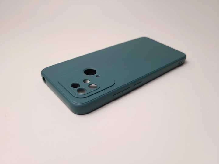 Чохол TPU Matte для Xiaomi Redmi 10C, Poco C40 бампер зелений - Фото 3 Чохол TPU Matte для Xiaomi Redmi 10C, Poco C40 бампер зелений - зображення 3