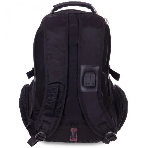 Рюкзак міський спортивний "7608" 35л Чорний рюкзак тактичний, туристичний рюкзак штурмовий (VS7005300) - зображення 2