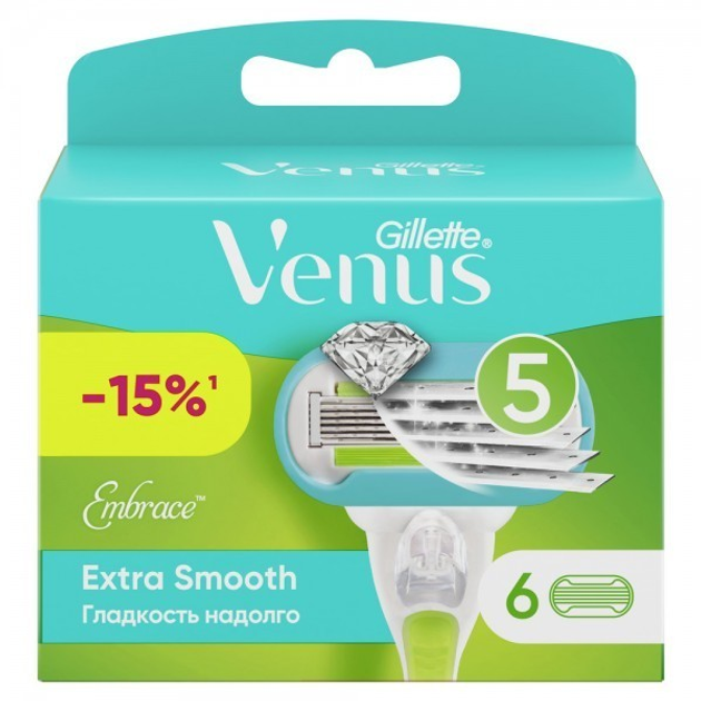 Сменные картриджи для бритья (лезвия кассеты) женские Gillette Venus 5 ...