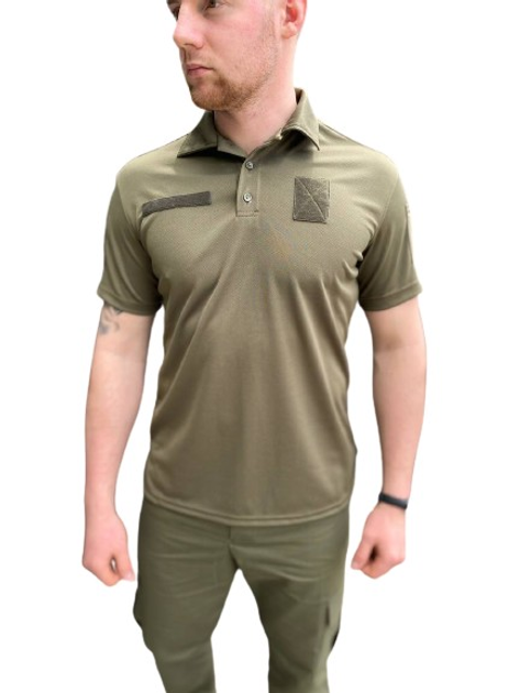 Тактична футболка поло COOLMAX ОЛИВА, розмір 54 (XXL) - зображення 2