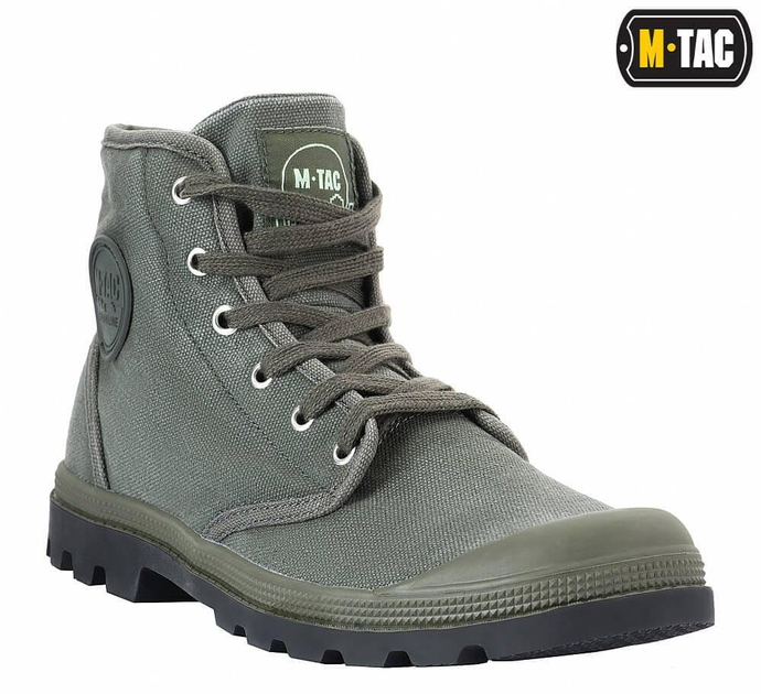 Кеды ботинки обувь армейская для ВСУ M-Tac оливковый 40 - изображение 2