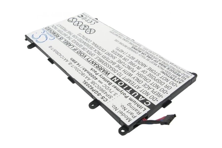 Акумулятор Cameron Sino SP4960C3B для планшета Samsung Galaxy Tab 2 7.0 P3100 P3110 P6200 (4000 mAh) - Фото 2 Акумулятор Cameron Sino SP4960C3B для планшета Samsung Galaxy Tab 2 7.0 P3100 P3110 P6200 (4000 mAh) - зображення 2